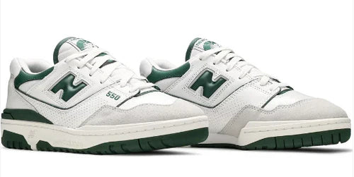 New Balance 550-Green & White