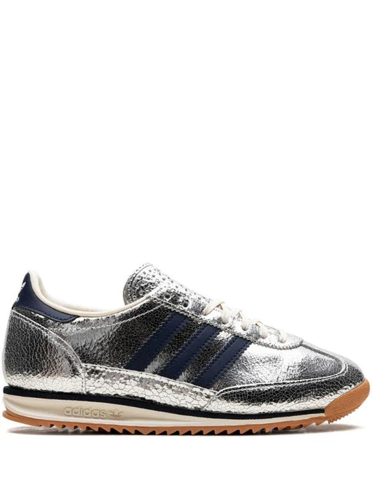 SL 72 "Silver Metallic/Collegiate Navy" sneakers